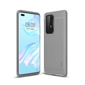 Case Huawei P40 Pro+ / Pre-order * MOFI Brushed เคสคาร์บอนไฟเบอร์ TPU *
