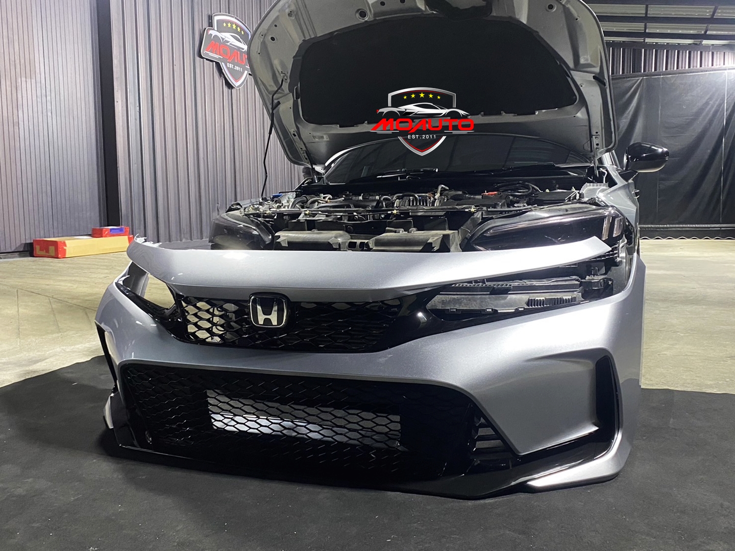ชุดแต่งกันชนหน้า ทรง TYPE-R สำหรับ CIVIC FE