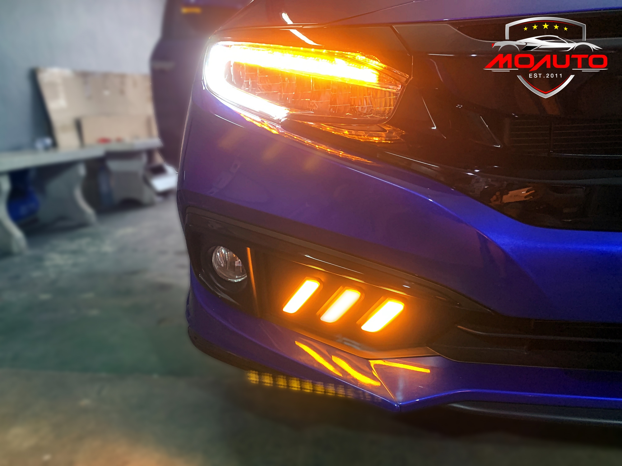 ไฟ Daylight ทรง Mustang CIVIC FC MC 2019-2021