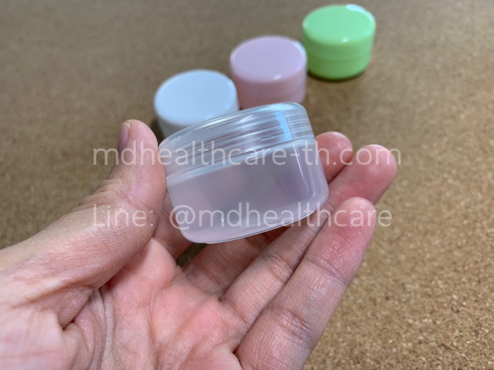 กระปุกครีม กระปุกครีมพลาสติก 20กรัม (10ชิ้น/ชิ้นละ5บาท)