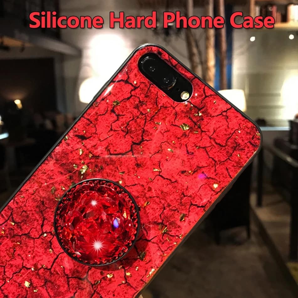 Case Huawei Nova 3 / Pre-orde * เคสเคลือบปั๊มทองคำเลอค่าหรูหรา วัสดุ TPU อ่อนนุ่มยืดหยุ่นและทนทาน + ขาตั้ง + พู่ *