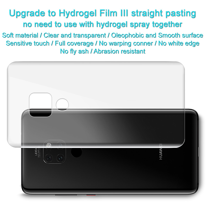 ฟิล์มกันรอย หลัง Huawei Mate 20 / Pre-order * 2 ชิ้น IMAK Hydrogel Film 3 ความหนา 0.15 มม. *