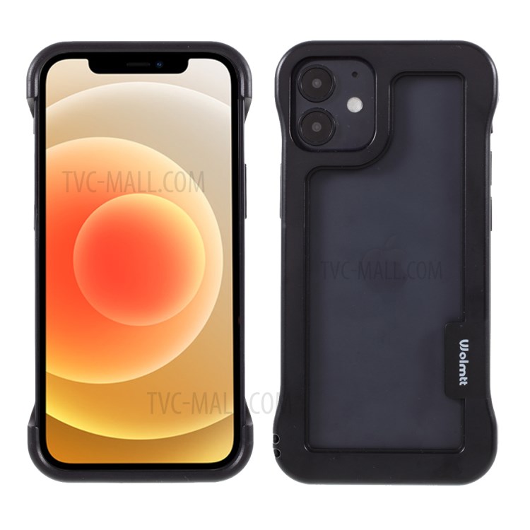 Case iPhone 12 / 12 Pro / Pre-Order * Wolmtt เคสโทรศัพท์แบบไม่มีขอบ กันชนสำหรับการป้องกันทุกมุม *