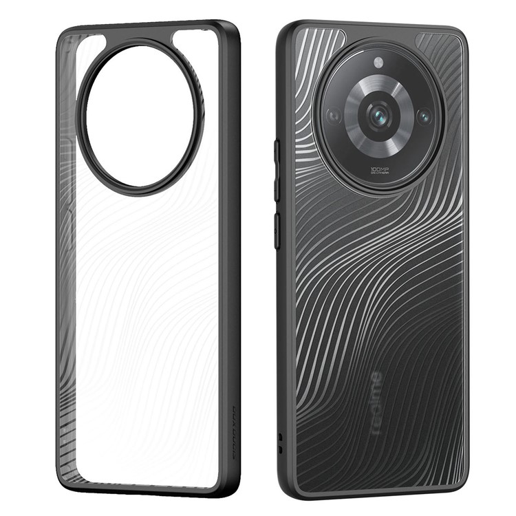 Case Realme 11 Pro 5G / 11 Pro + 5G # Pre-order * DUX DUCIS Aimo Series เคสโทรศัพท์ TPU + PC Matte Cover - สีดำ *