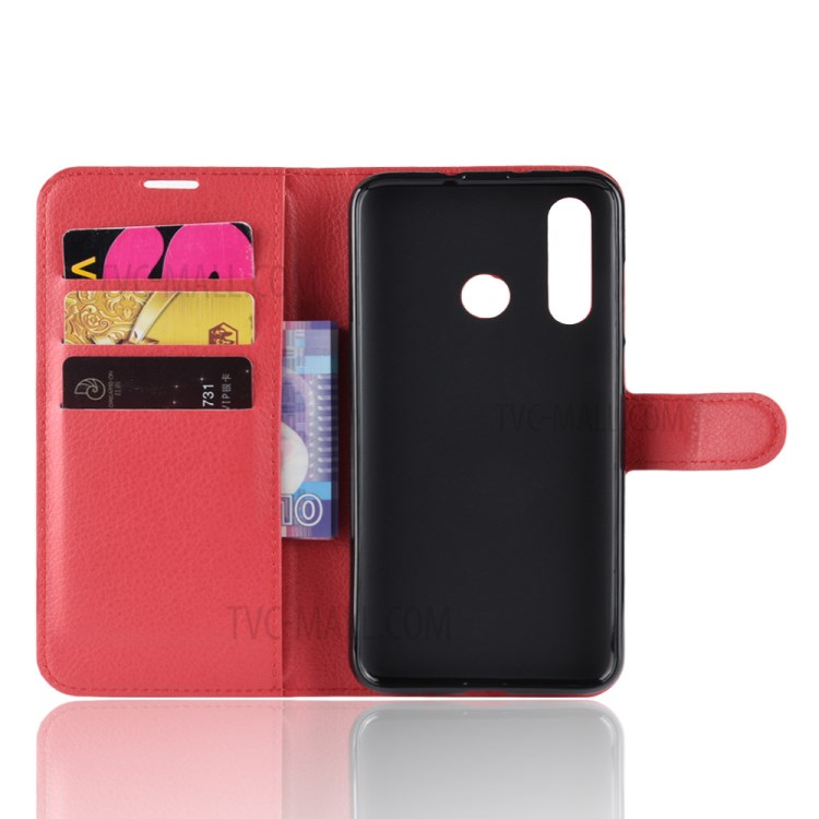 Case Huawei Nova 4 / Pre-Order * เคสผิวลิ้นจี่ ช่องเสียบการ์ด Wallet และช่องใส่เงินสด *