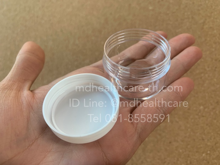 กระปุกครีม กระปุกพลาสติก 15กรัม (10ชิ้น/ชิ้นละ4บาท)