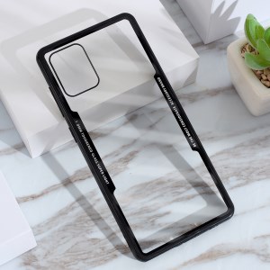 Case Samsung Galaxy A71 / Pre-order * เคสใส PC Back + ซิลิโคนกรอบครอบ *