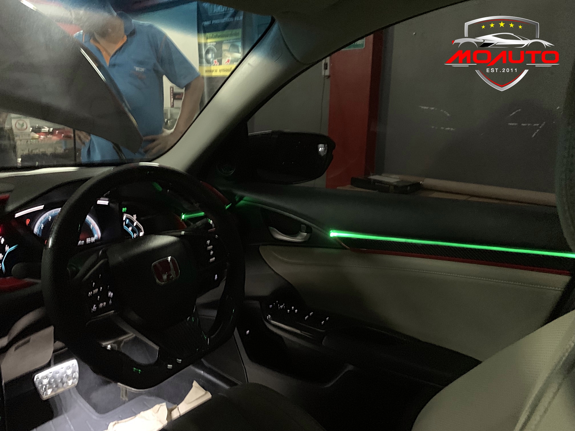 ไฟ LED Ambient light ภายใน CIVIC FK