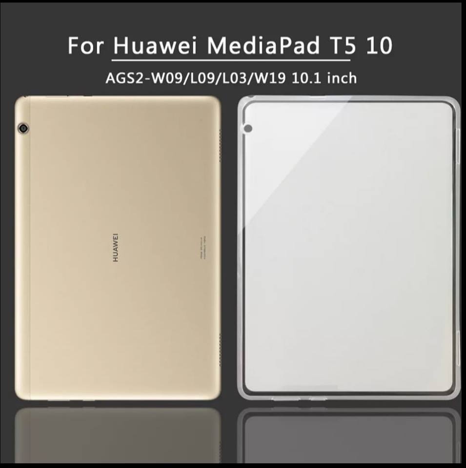 Case Huawei MediaPad T5 / พรีออเดอร์* หรูหราเคสใส TPU เคลือบซิลิโคน - สีใส *