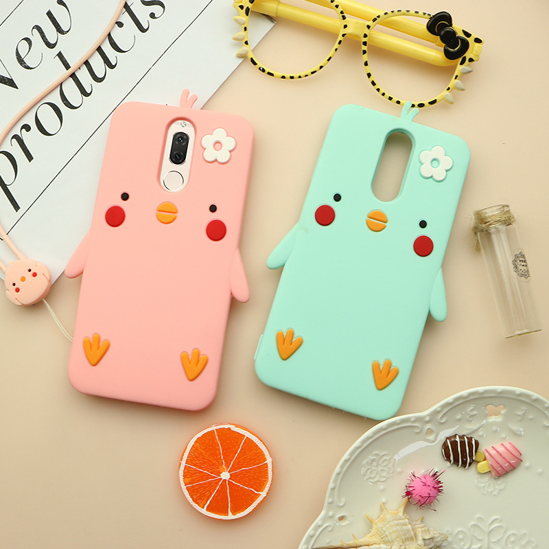 Case Huawei nova 2i / Pre-order * 3Dการ์ตูนน่ารัก silicon tpu + เชือกเส้นเล็ก *