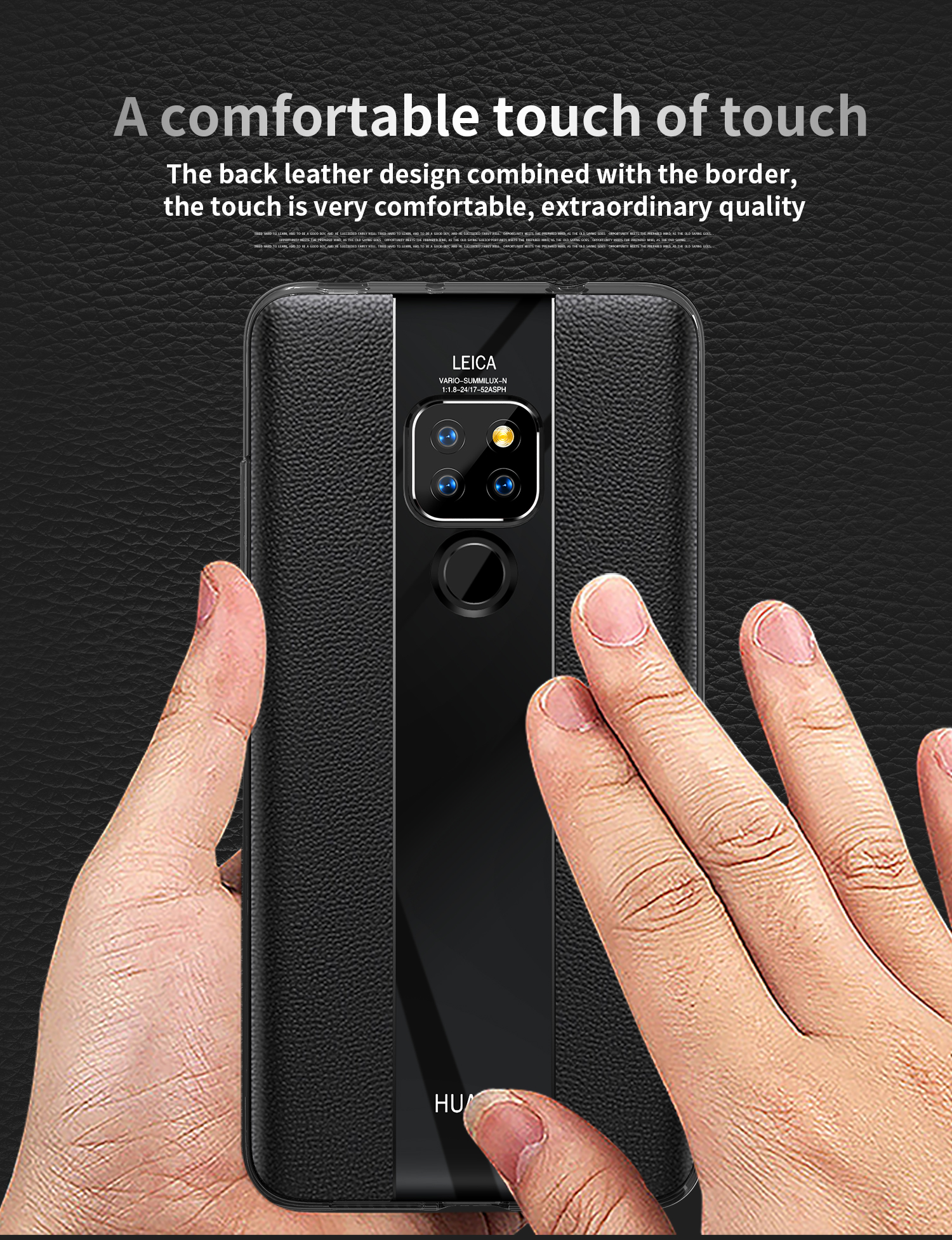 Case Huawei Mate 20 X / Pre-order * เคสหนังวัวแท้เคลือบ TPU ออกแบบกำมะหยี่ภายในเพื่อป้องกันแรงเสียดทาน *