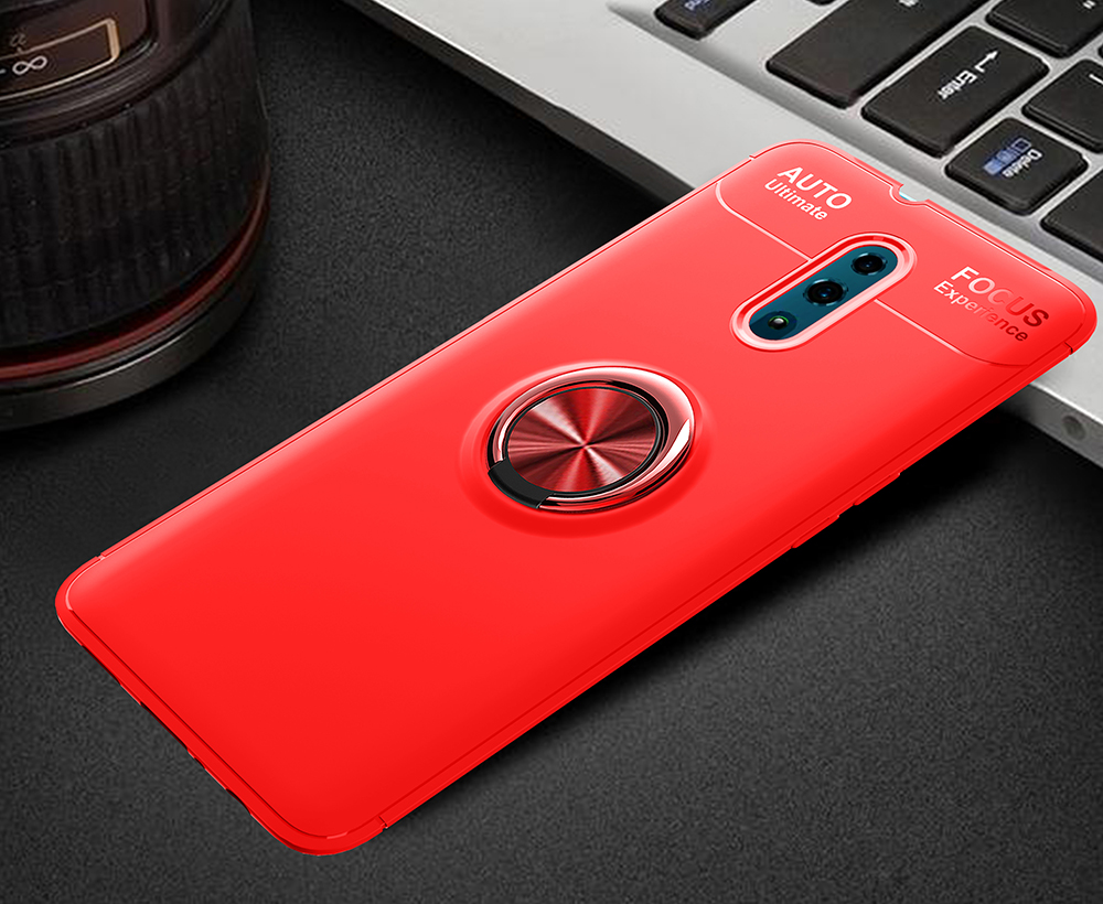 Case OPPO Reno / Pre-order * เคส TPU ขาตั้งแหวนนิ้ว (แผ่นแม่เหล็กโลหะในตัว) วัสดุ TPU คุณภาพสูงกันกระแทกและทนต่อแรงกระแทก *
