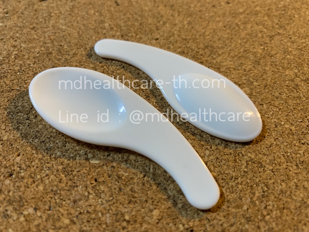 ไม้พายพลาสติก ไม้พายตักครีม ขนาด6.6*2.4cm.(100ชิ้น/ชิ้นละ1.5฿)