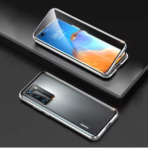 Case Huawei P40 Pro / Pre-order * กระจกเทมเปอร์สองด้านกันกระแทก Magnetic Attraction เคสพร้อมฝาปิดเลนส์กล้อง *