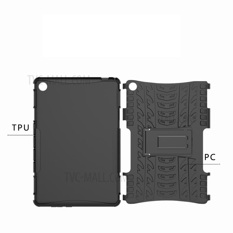 Case Huawei MediaPad M5 Lite 10' #พร้อมส่ง * รูปแบบยางเท่ด้วยการออกแบบเว้า - นูน PC + soft TPU = การป้องกันสองชั้น *