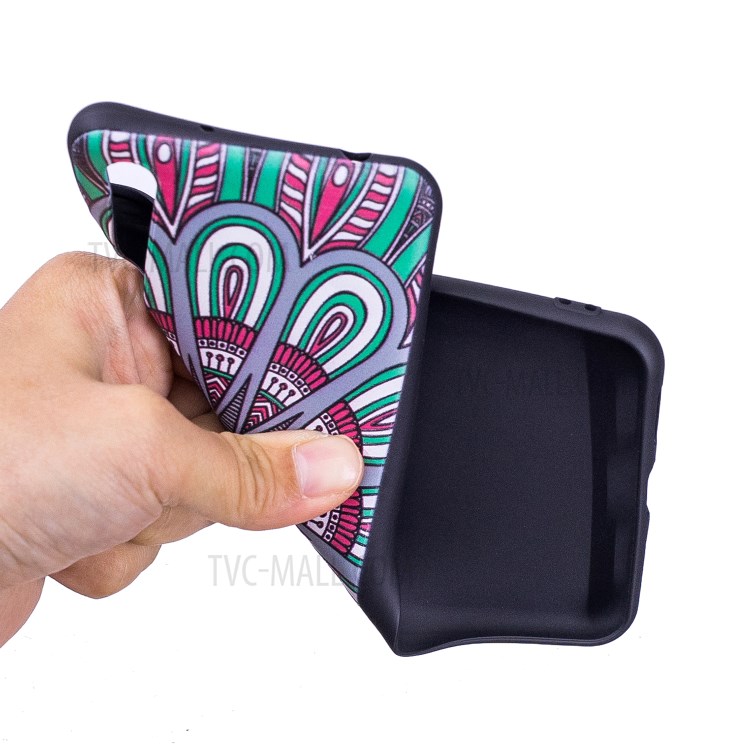 Case Huawei P20 Pro / Pre-order * รูปแบบลายนูน Soft TPU สามารถบิดได้อย่างอิสระโดยไม่มีการเปลี่ยนรูป *