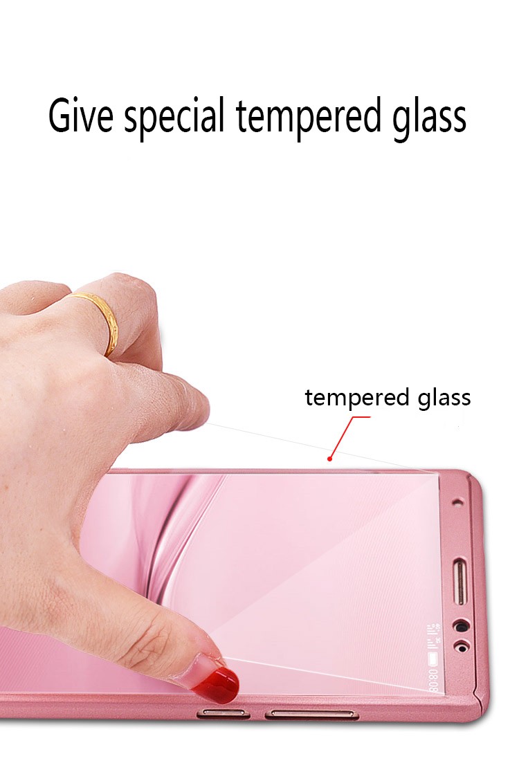 Case Huawei Mate 8 / Pre-order * เคสป้องกันมีฝาครอบเต็ม 360 องศา + กระจกนิรภัย *