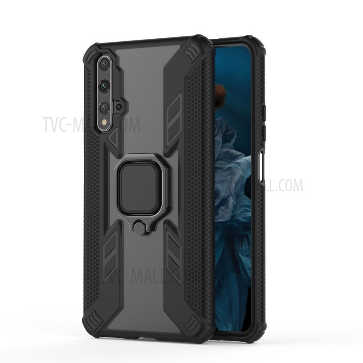 Case Huawei Nova 5T / Pre-order * เคสโทรศัพท์ PC + TPU ไฮบริดพร้อมขาตั้ง *