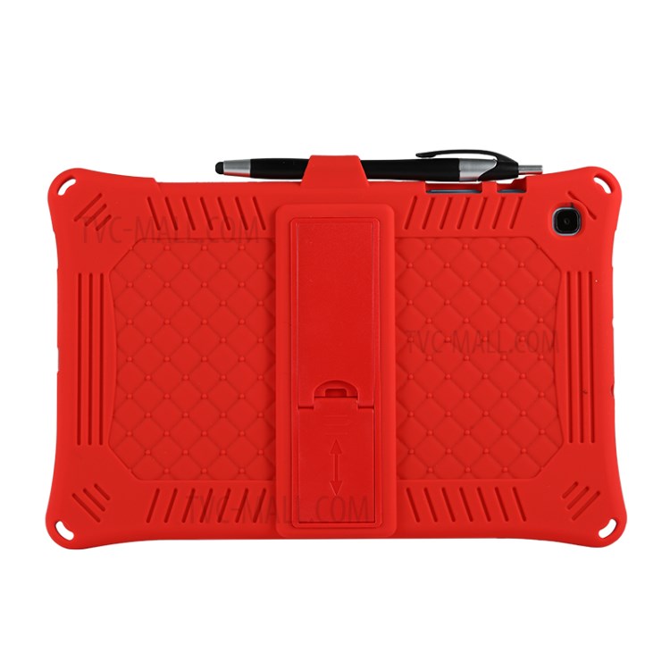 Case Samsung Galaxy Tab S6 Lite / Pre-Order * เคสป้องกันซิลิโคน PC Kickstand พร้อมสายคล้องไหล่และช่องเสียบปากกา *