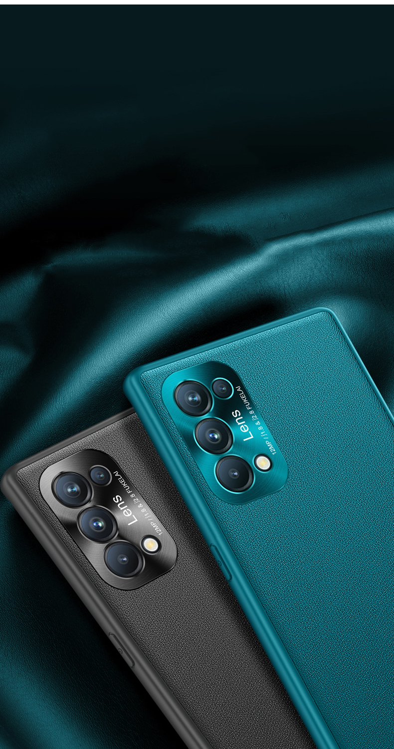 Case OPPO Reno5 Pro / Reno5 Pro 5G # Pre-Order * FUKELAI CD Veins PC + TPU Hybrid Cover [รูตัดกล้องที่แม่นยำ] *