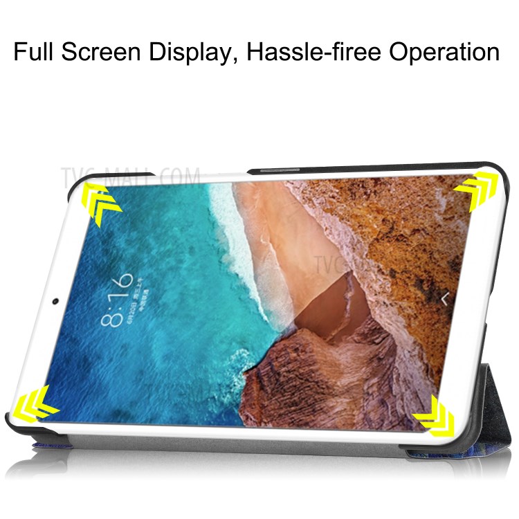 Case Xiaomi Mi Pad 4 / Pre-order * Smart เคสหนังสมาร์ทยืน 3 - พับ รูปแบบการพิมพ์ลาย *