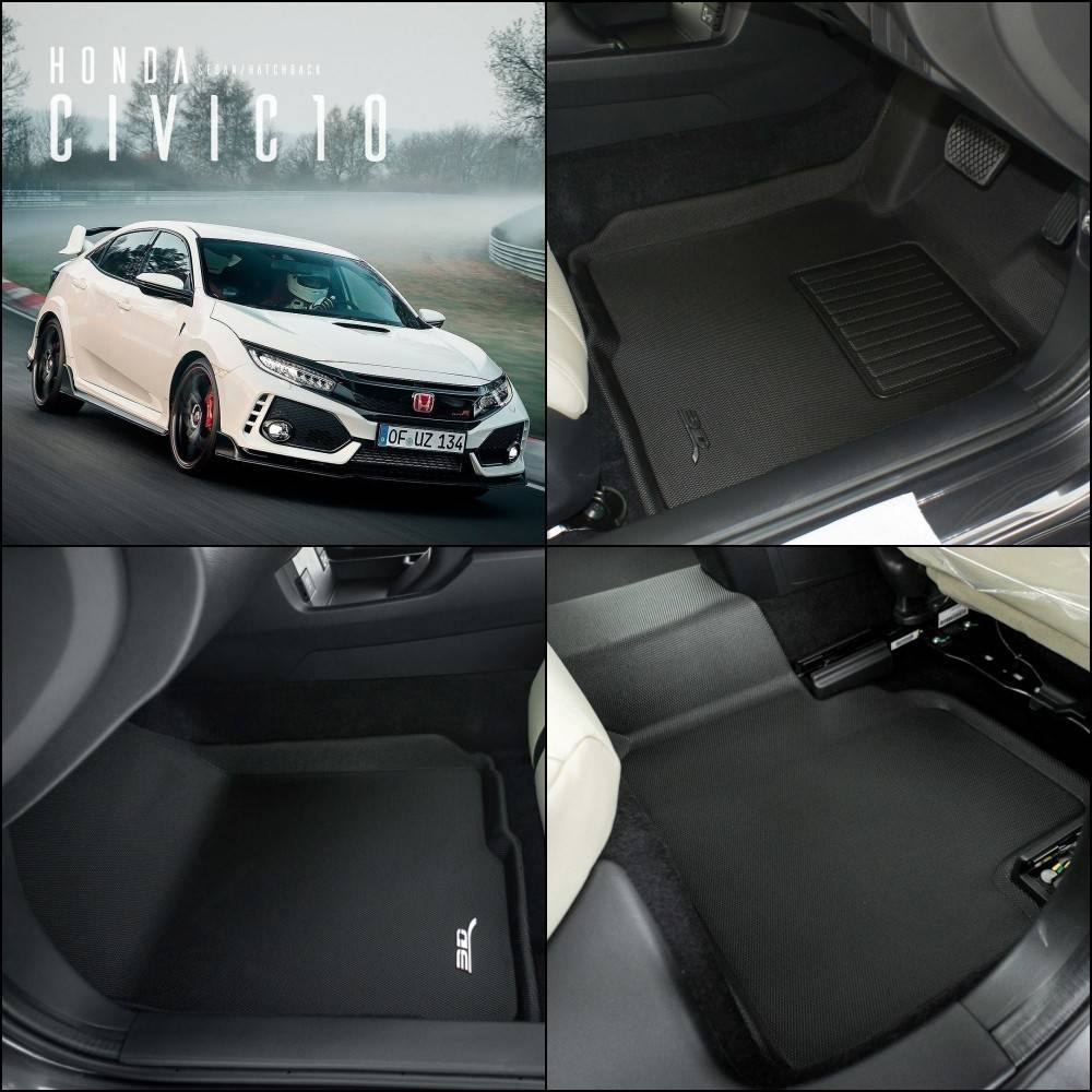 พรมกันเปื้อนเข้ารูป 3D CIVIC FC FK 2016-2020