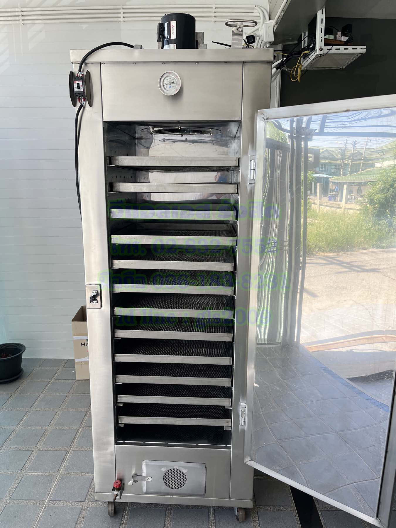 ตู้อบแห้ง12ชั้นสแตนเลส