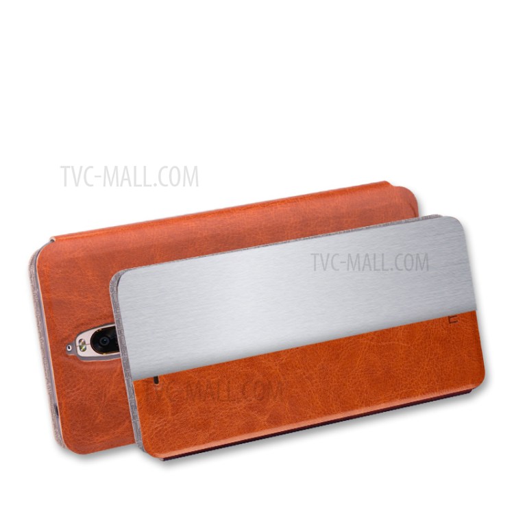 Case Huawei Mate 9 Pro / Pre-order * MOFI Rui เคสหนัง PU ฝาครอบด้านหน้าฝังด้วยแผ่นเหล็กที่แข็งแกร่ง *