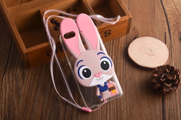 Case Huawei G-Play Mini / Pre-order * การ์ตูน3D จูดี้เคสกระต่ายซิลิโคน พร้อมสายคล้องคอ *