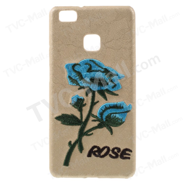 Case Huawei P9 Lite / Pre-order * เย็บปักถักร้อย 3D โรสหนังเคลือบปกแข็ง *