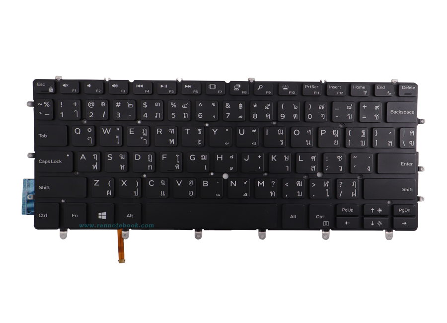Keyboard Notebook Dell XPS 9380 มีBacklit แท้ประกันศูนย์ Dell