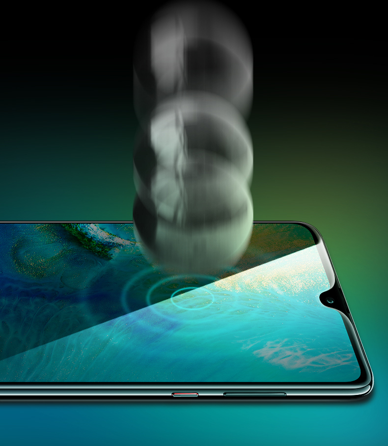 กระจกนิรภัย Huawei Mate 20 / Pre-order * ROCK ขอบโค้ง 3D เรียบและปลอดภัยในการใช้งาน *