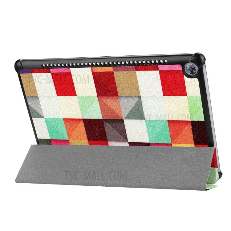 Case Huawei MediaPad M5 Pro / Pre-Order * เคสพิมพ์ลาย 3 -พับหนังยืน *
