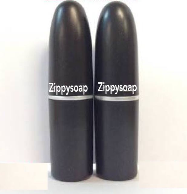หลอดลิปสีดำ ทรง mac 5 ชิ้น มีตำหนิ