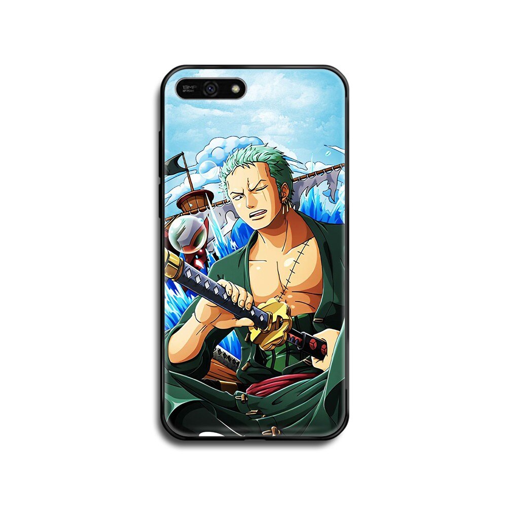 Case Huawei Mate 9 / Pre-order * One piece เคส TPU นิ่มพื้นดำพิมพ์ลาย *