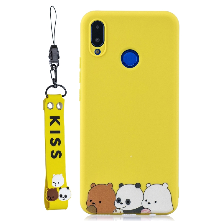 Case Huawei Nova 3i / Pre-Order * เคสซิลิโคนกันกระแทกแบบเต็มฝาครอบ + สายคล้องมือ *