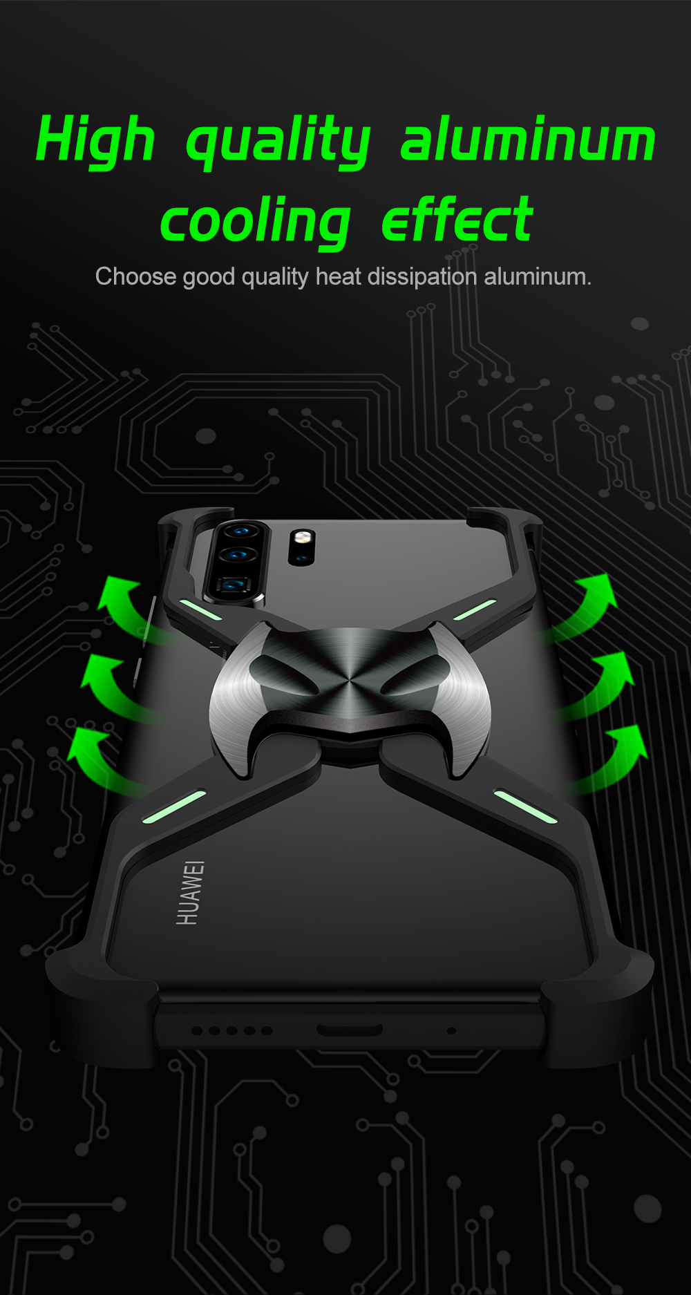 Case Huawei P30 Pro # Pre-Order * R-JUST X-Shaped ส่องสว่าง สดุโลหะที่นำมาใช้ตัวเรือนรูปตัว X นี้ไม่เพียง แต่แข็งแรงและทนทาน *