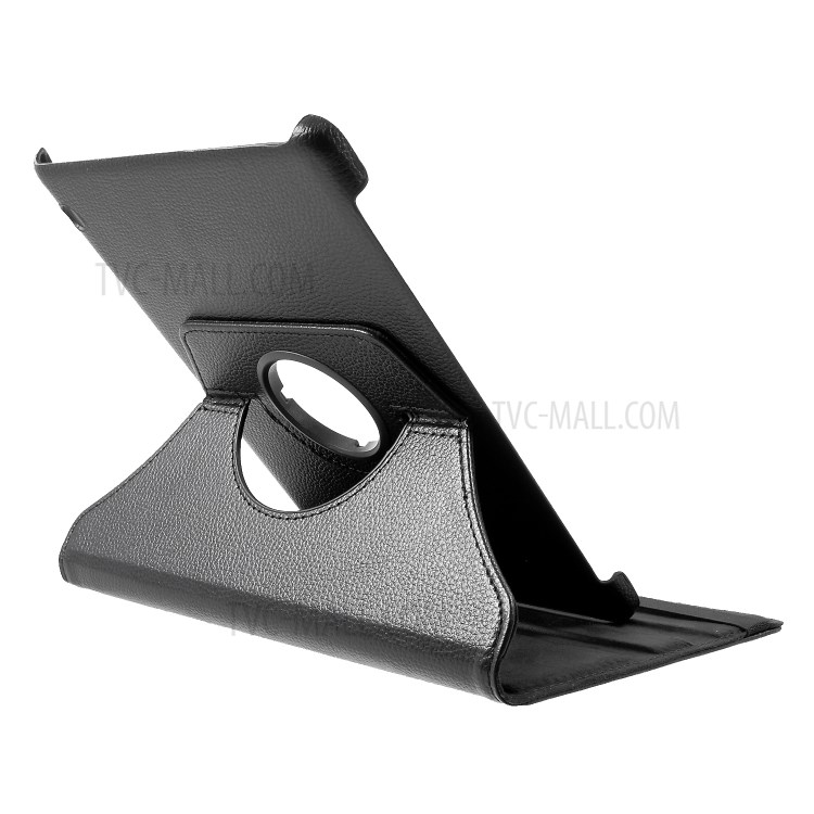 Case Huawei MediaPad T5 / Pre-Order * เคสผิวหนังลิ้นจี่พร้อมแท่นหมุน 360 องศา *