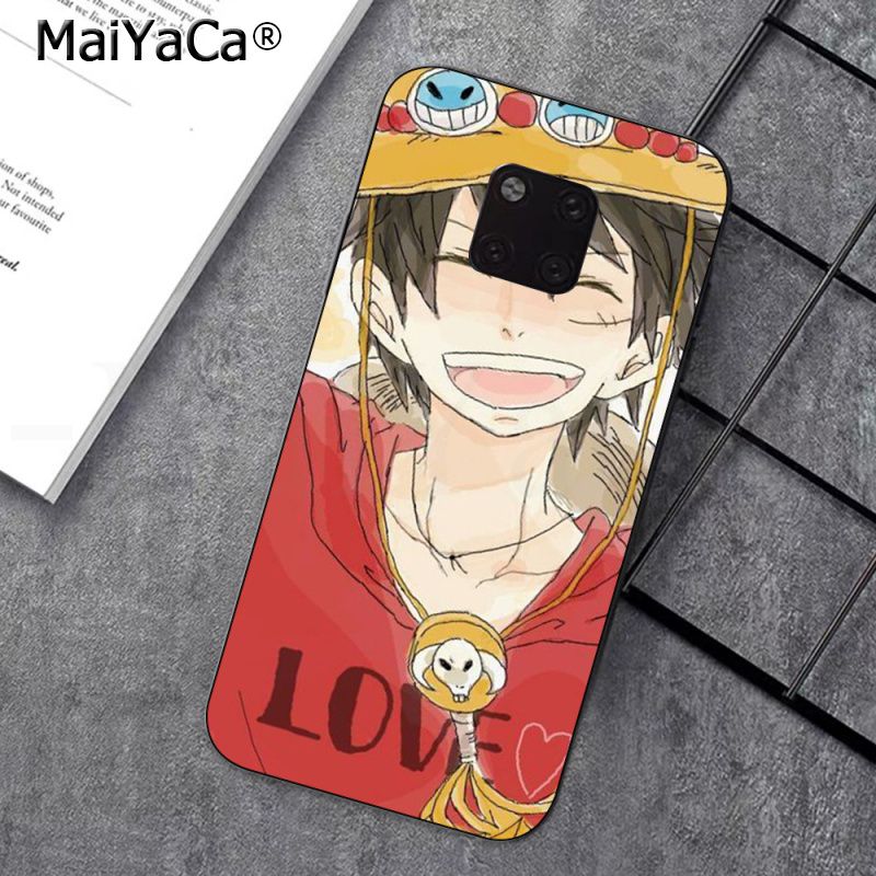 Case Huawei Mate 10 Pro / Pre-order * One piece เคส TPU นิ่มพื้นดำพิมพ์ลาย *