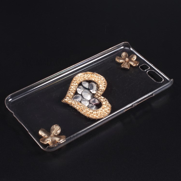 Case Huawei P10 Plus / Pre-order * เคสแข็งใส Rhinestone ตกแต่งคริสตัล *