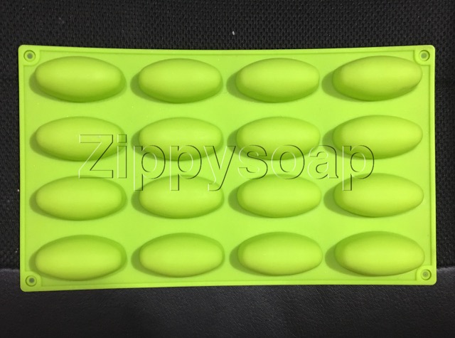 แม่พิมพ์ซิลิโคน วงรีเมล็ดข้าว 30g 3*6*2.5 cm