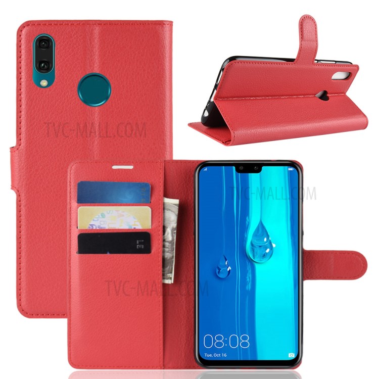 Case Huawei Nova 4 / Pre-Order * เคสผิวลิ้นจี่ ช่องเสียบการ์ด Wallet และช่องใส่เงินสด *