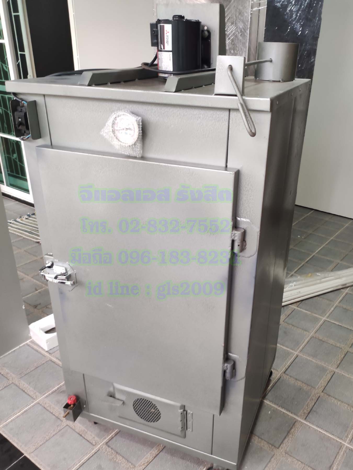 ตู้อบลมร้อนเหล็ก6ชั้นแก๊ส+ไฟฟ้า