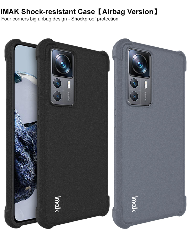 Case Xiaomi 12T Pro 5G # Pre-Order * IMAK Matte TPU เคสป้องกัน 4มุมถุงลมนิรภัยเคสกันกระแทก *