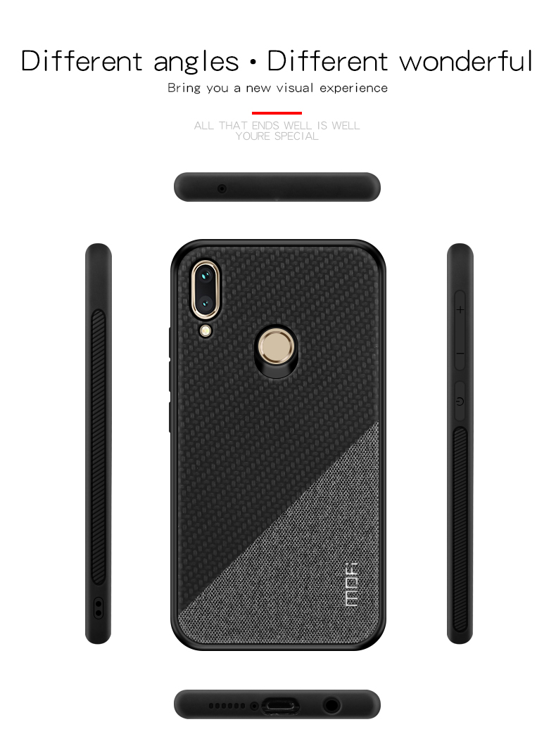 Case Huawei Nova 3i / Pre-Order * MOFI เย็บเนื้อผ้าและเนื้อผ้าดูสง่างาม *