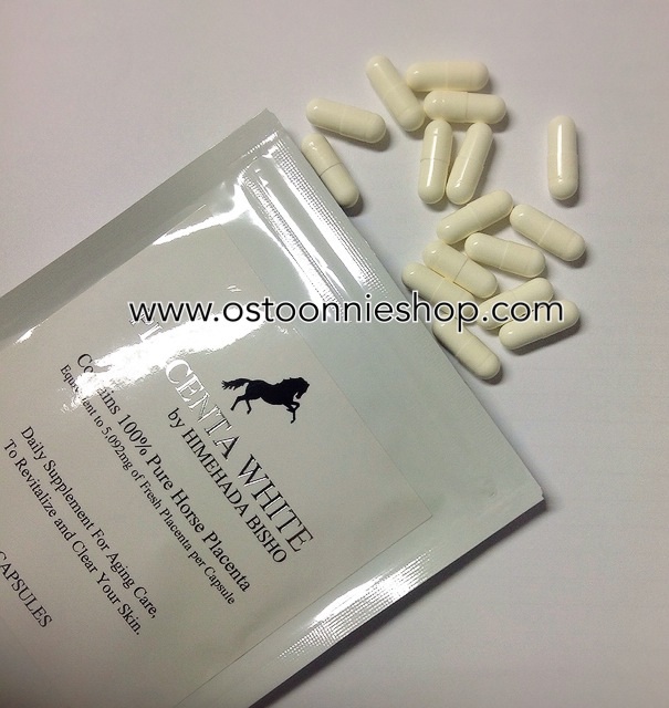 *** PLACENTA WHITE รกม้าแท้ 100% ช่วยผิวขาวใส ต่อต้านริ้วรอย !! *** by HIMEHADA BISHO