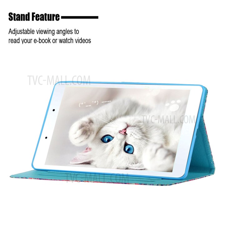 Case Samsung Galaxy Tab S6 Lite / Pre-Order * เคสรูปแบบการพิมพ์ลายช่องเสียบการ์ดพลิกปกหนัง *