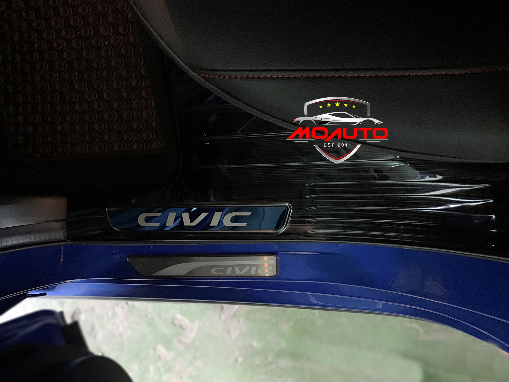 สคับเพลทภายใน Crystal Black CIVIC FC/FK/MC 2019