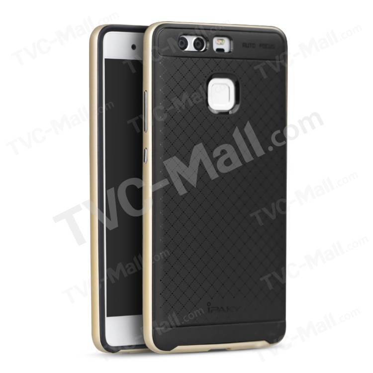 Case Huawei P9 / Pre-order * IPAKY 2 ชิ้นกันชนพลาสติก + เคส TPU พรีเมี่ยม *