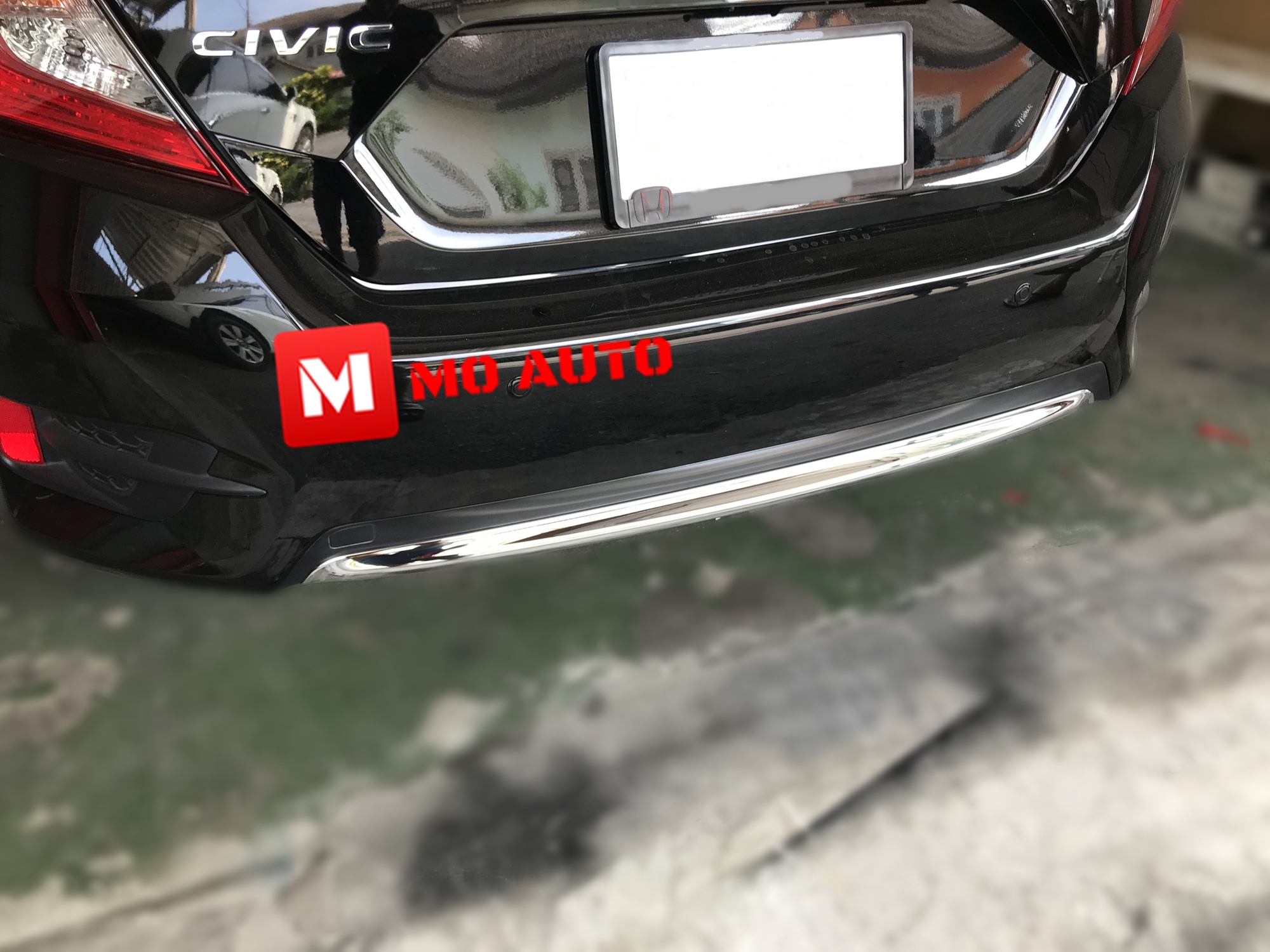 คิ้วกันชนท้ายโครเมียม CIVIC FC 2016-2018